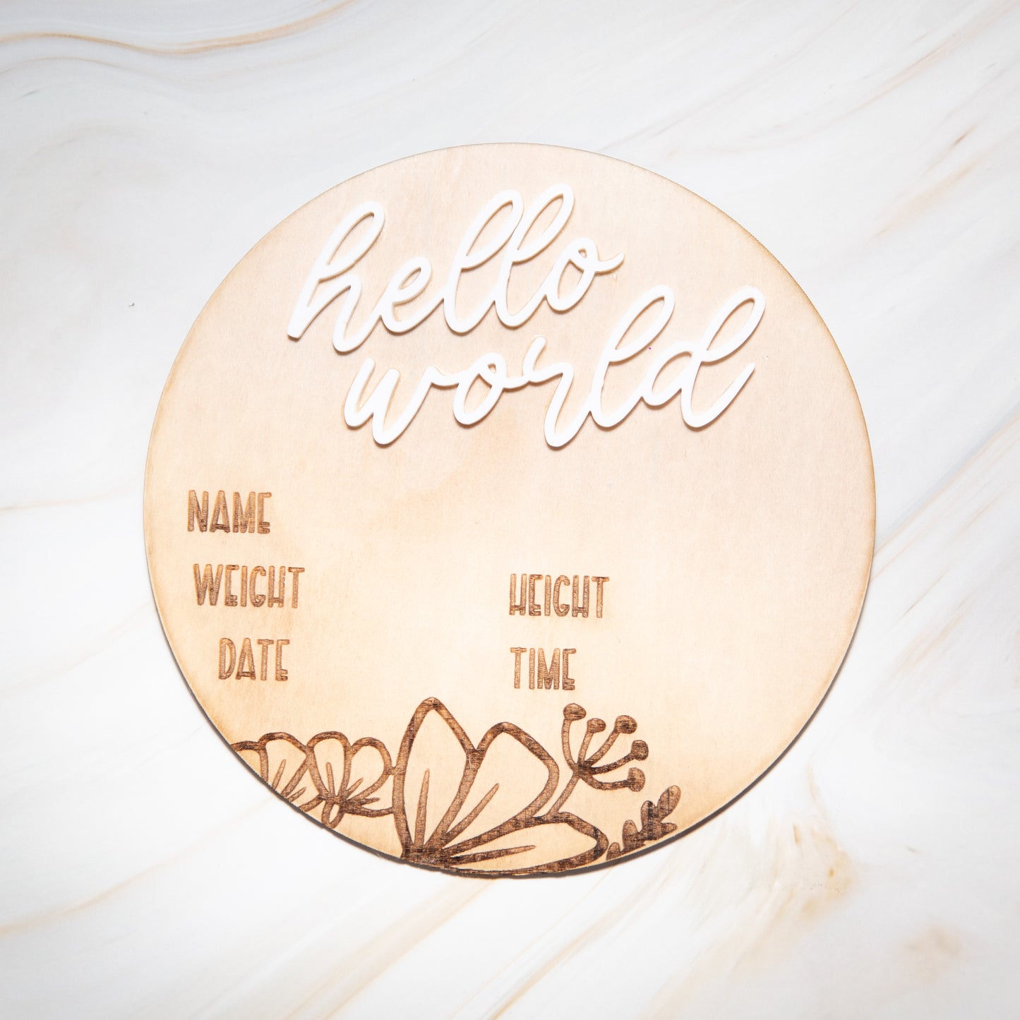 Birth Announcement Disc