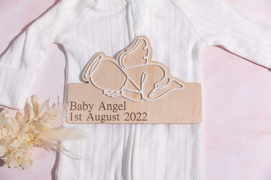 Angel Baby Memorial Plaque