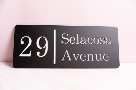 Address Sign